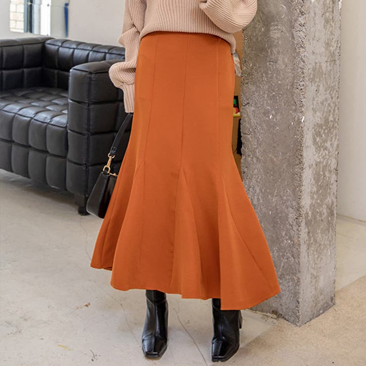 レンガ | マーメイド スカート ロング | teddyshop