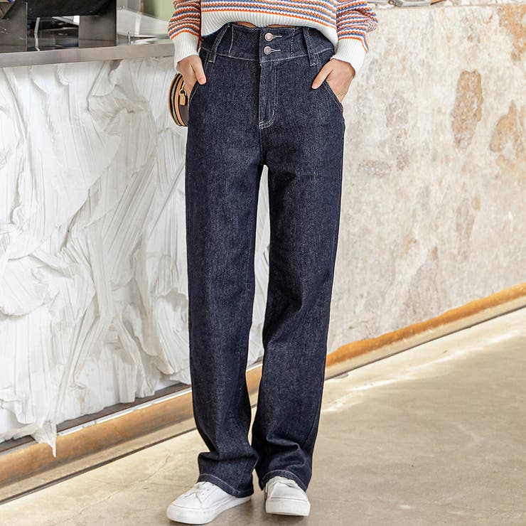 インディゴ | デニムパンツ 薄手 ストレート | teddyshop