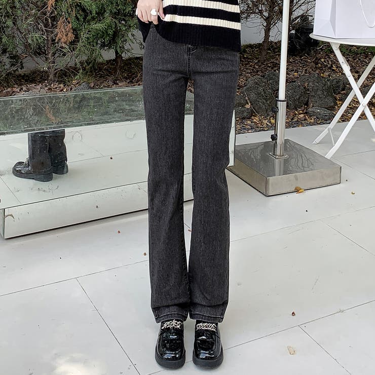 グレー | 裏起毛 デニム 全4色 | teddyshop