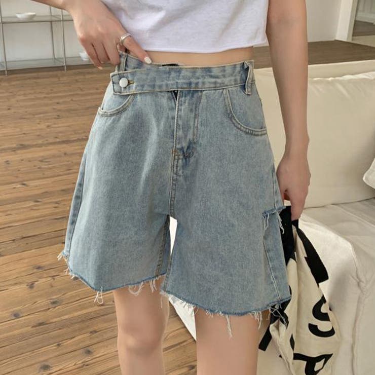 ハーフパンツ ショートパンツ デニム[品番：TY000007837]｜teddyshop