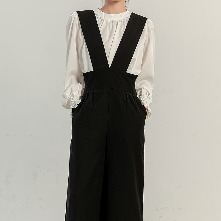 ブラック | サロペット レディース 全3色 | teddyshop