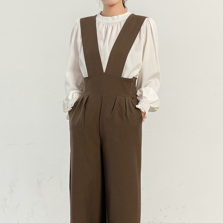 ブラウン | サロペット レディース 全3色 | teddyshop