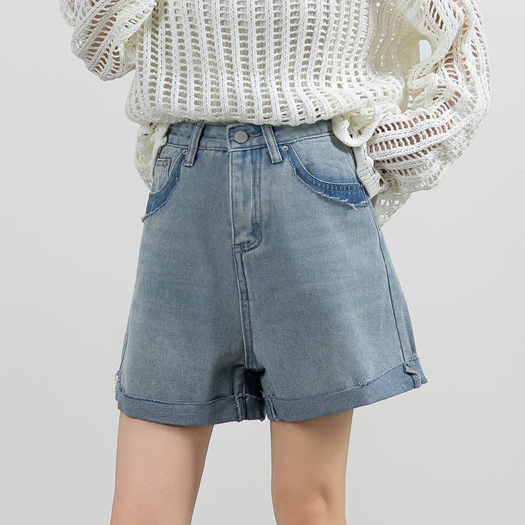 デニム ショートパンツ レディース[品番：TY000008473