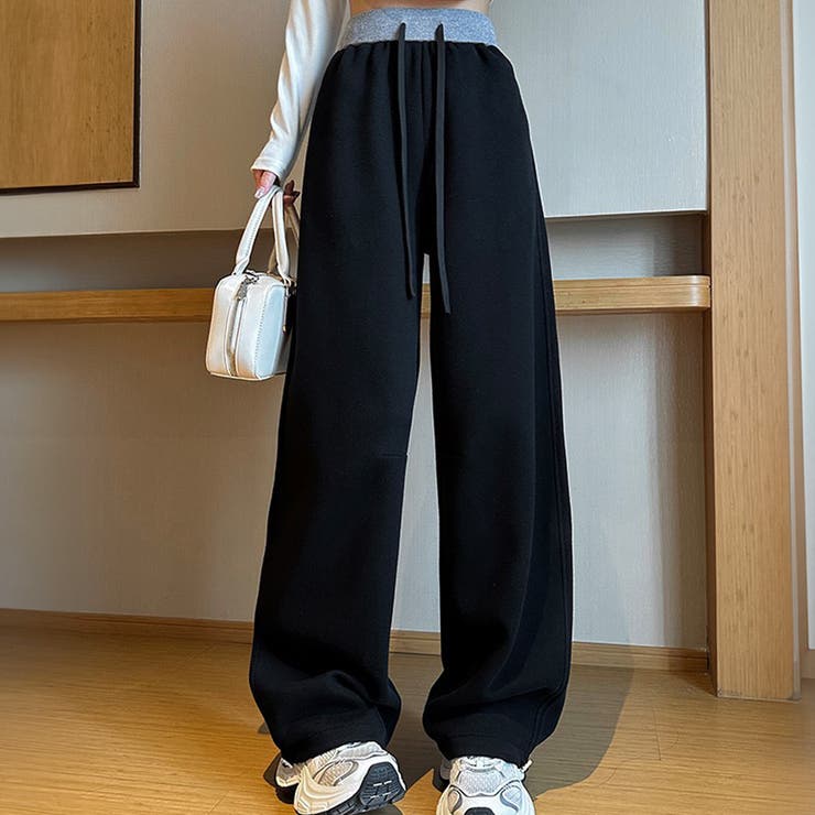 ブラック | スウェットパンツ レディース 全3色 | teddyshop