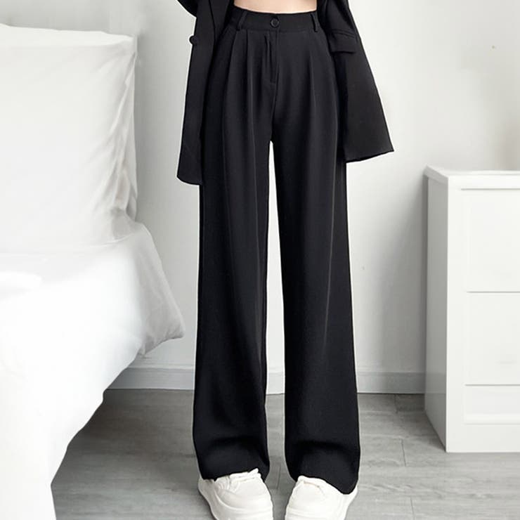 ブラック | スラックス レディース 全3色 | teddyshop