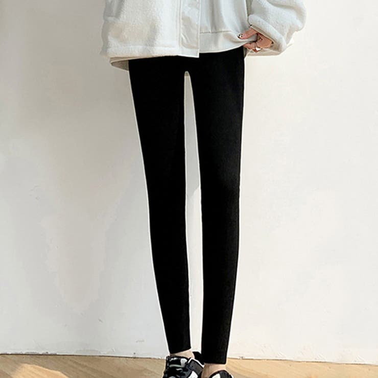 ブラック | 裏起毛 パンツ 全3色 | teddyshop
