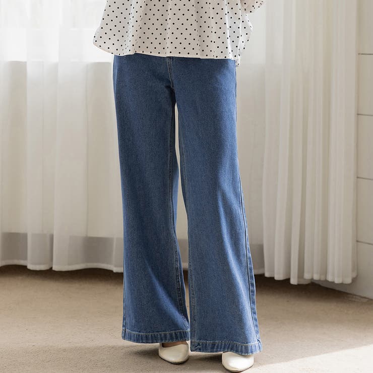 ブルー | デニム パンツ 全4色 | teddyshop