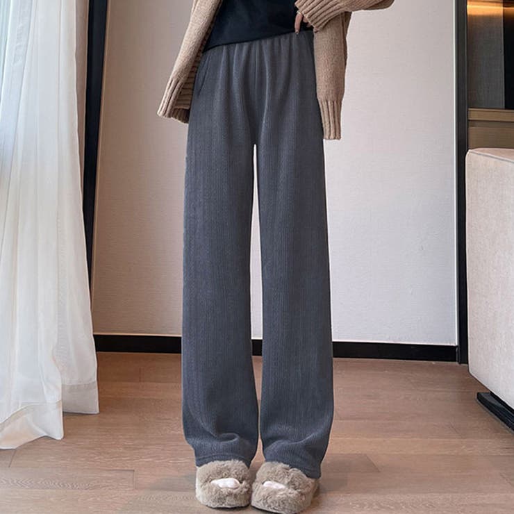 ダークグレー | 裏起毛 パンツ 全3色 | teddyshop