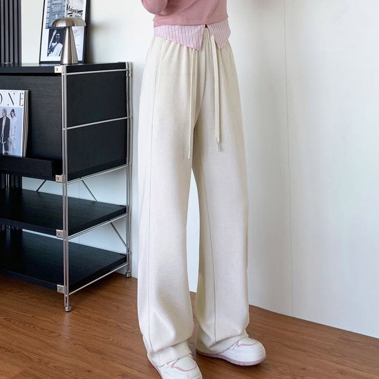 アイボリー | イージーパンツ レディース 全4色 | teddyshop