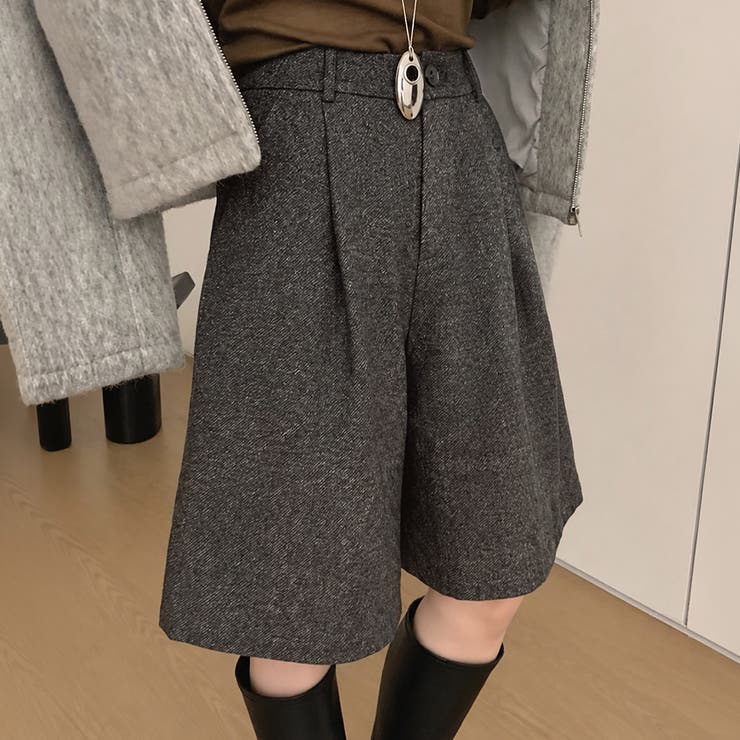 チャコール | ハーフパンツ レディース 全4色 | teddyshop