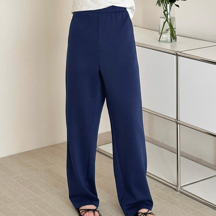 ネイビー | イージーパンツ レディース 全5色 | teddyshop