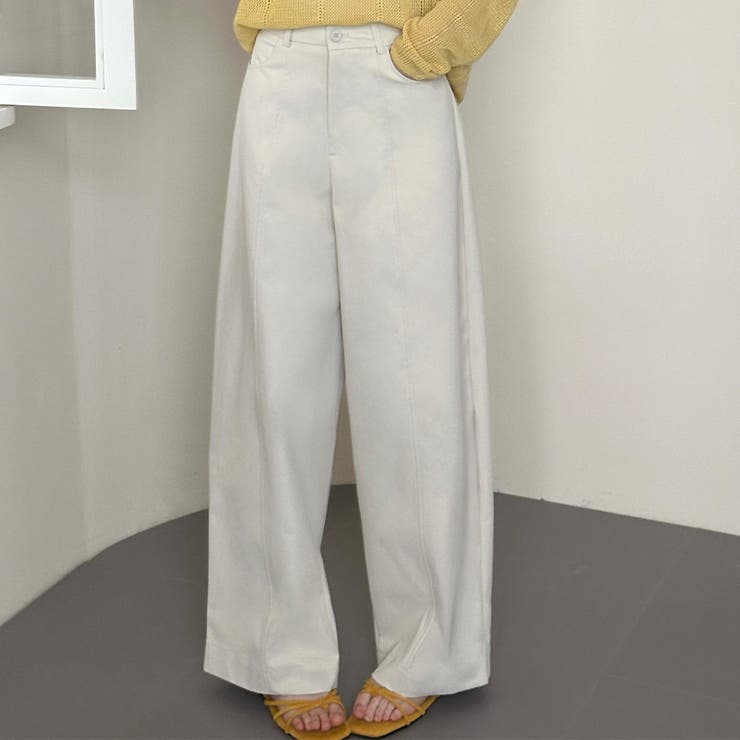 エクリュ | カーブパンツ スラックス 全4色 | teddyshop