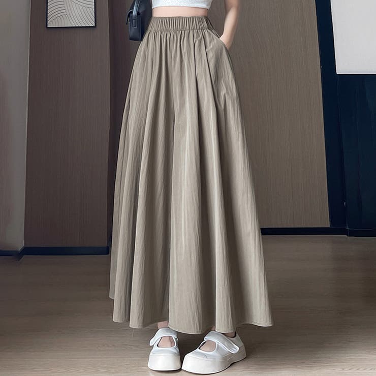 グレージュ | ガウチョ パンツ 全6色 | teddyshop