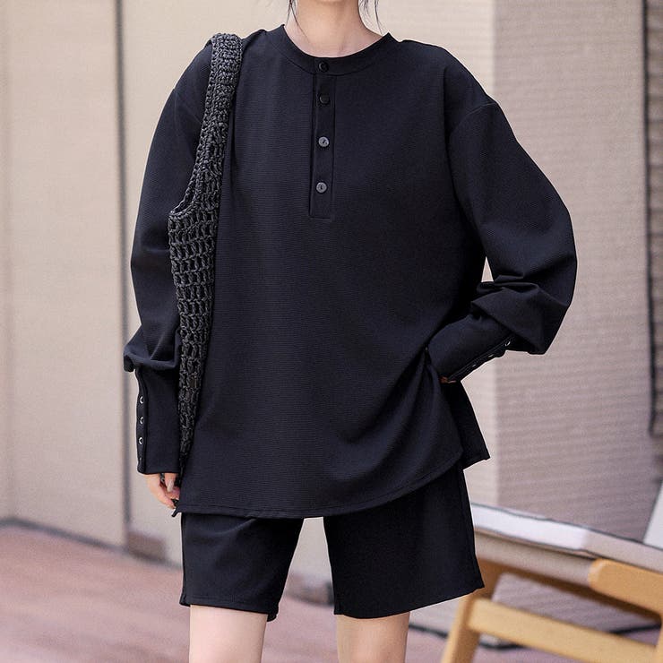 ブラック | 【紫外線カット率99 9％以上】ラッシュガード レディース | teddyshop