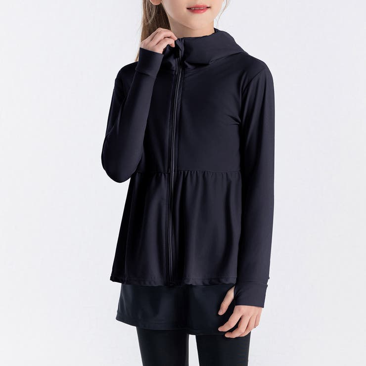 ブラック | キッズ ラッシュガード 長袖 | Kids Teddy