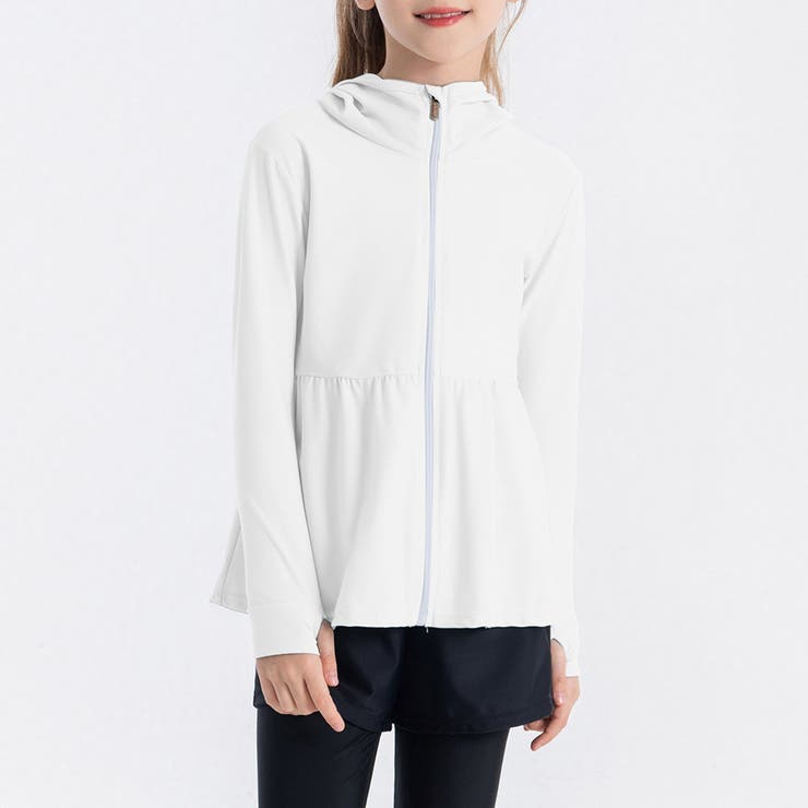 ホワイト | キッズ ラッシュガード 長袖 | Kids Teddy