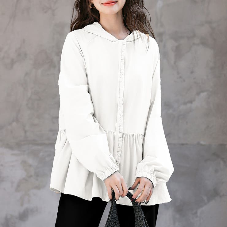 ホワイト | 【紫外線カット率99 7％】ラッシュガード レディース | teddyshop