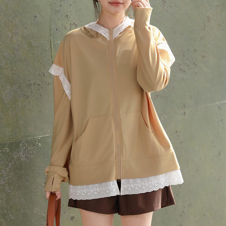 ベージュ | ラッシュガード レディース 全4色 | teddyshop