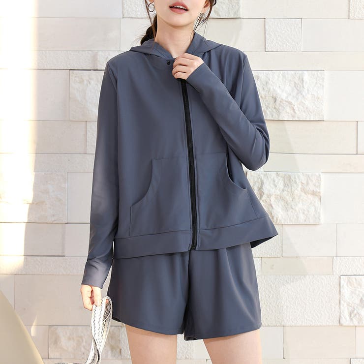 ブルーグレー | ラッシュガード レディース 全3色 | teddyshop