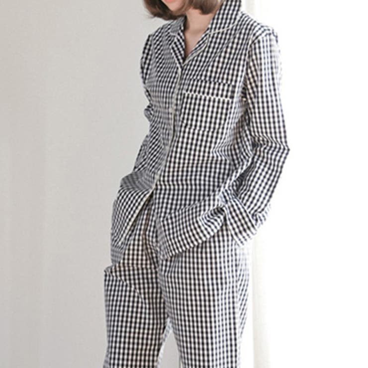 ギンガムチェック | レディース 長袖 パジャマ | teddyshop