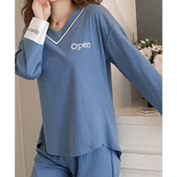 ブルー | ルームウェア セットアップ 春 | teddyshop