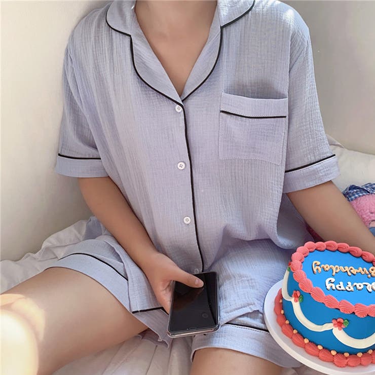 ブルー | レディースルームウェア 全4色 春 | teddyshop