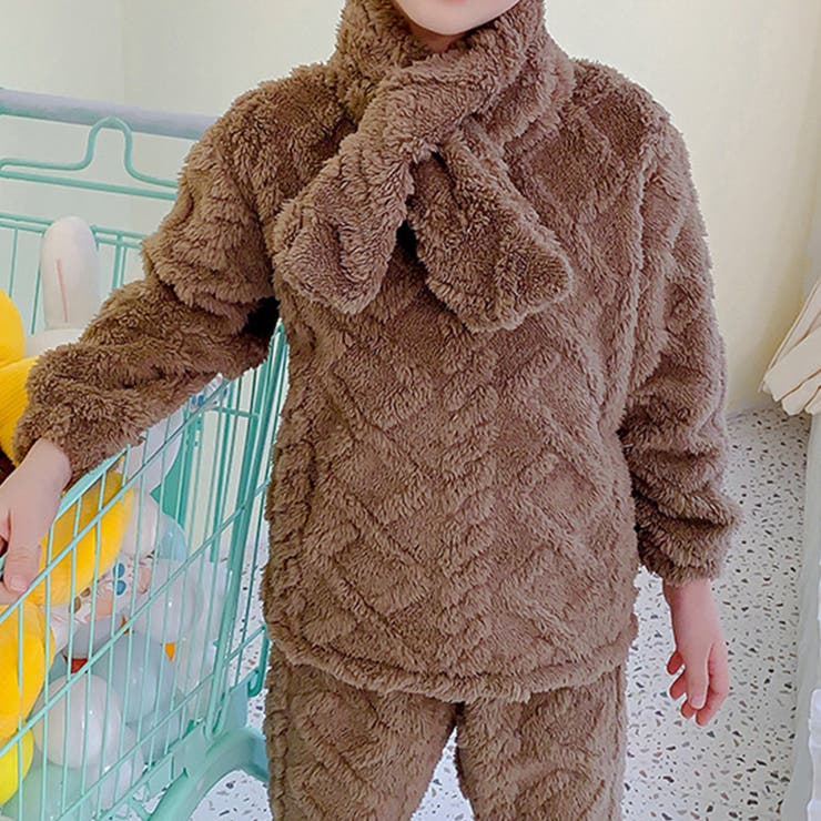 ブラウン | パジャマ キッズ 女の子 | Kids Teddy