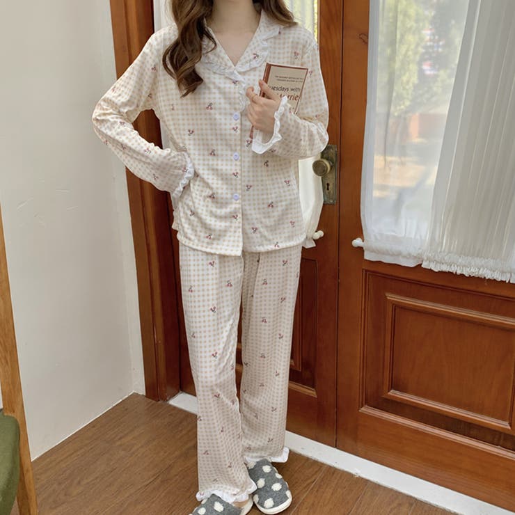 チェック | ルームウェア レディース 春 | teddyshop