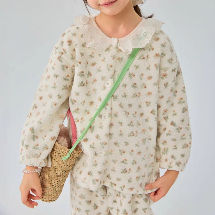 アイボリー×小花 | キッズ パジャマ 全4色 | Kids Teddy