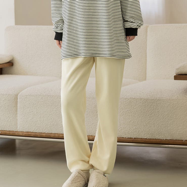 アイボリー | 裏起毛 ルームウェア 全4色 | teddyshop