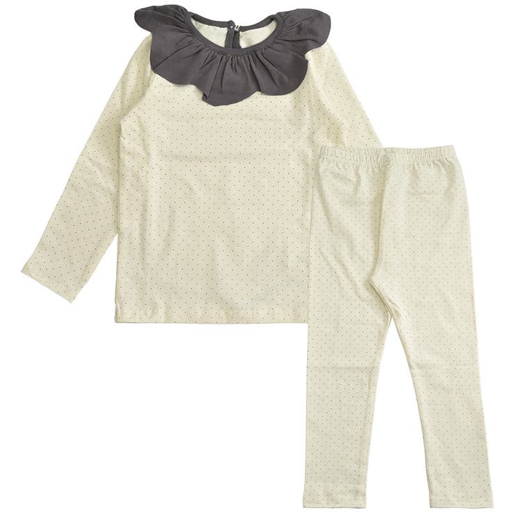 アイボリー×ドット | キッズ パジャマ 全6色 | Kids Teddy