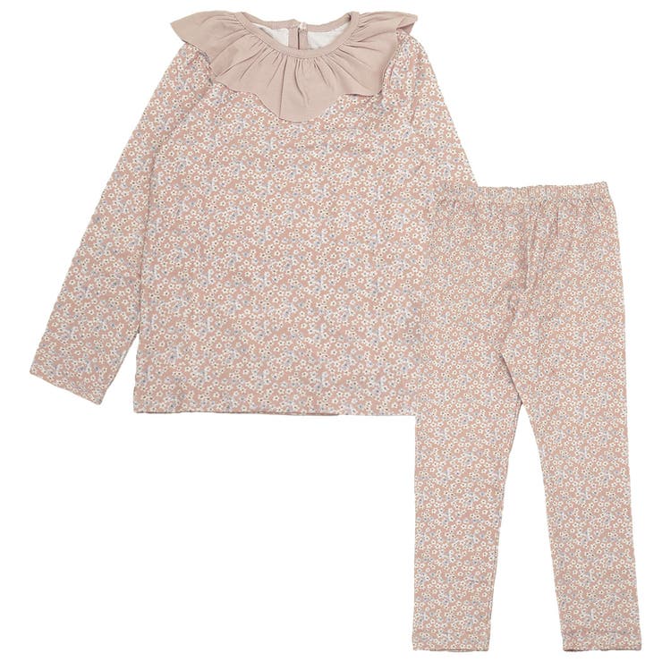 ピンク×フラワー | キッズ パジャマ 全6色 | Kids Teddy