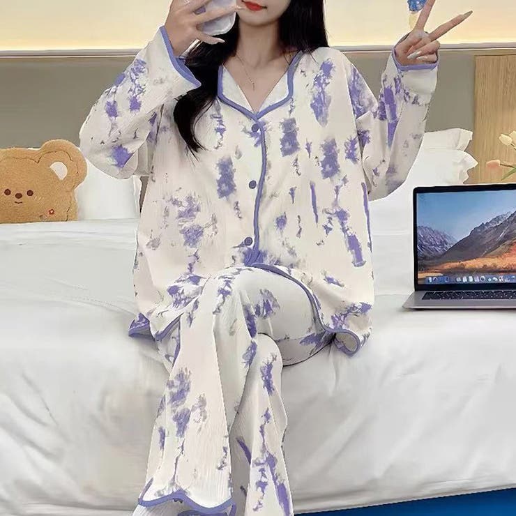 パープル | ルームウェア レディース 全5色 | teddyshop