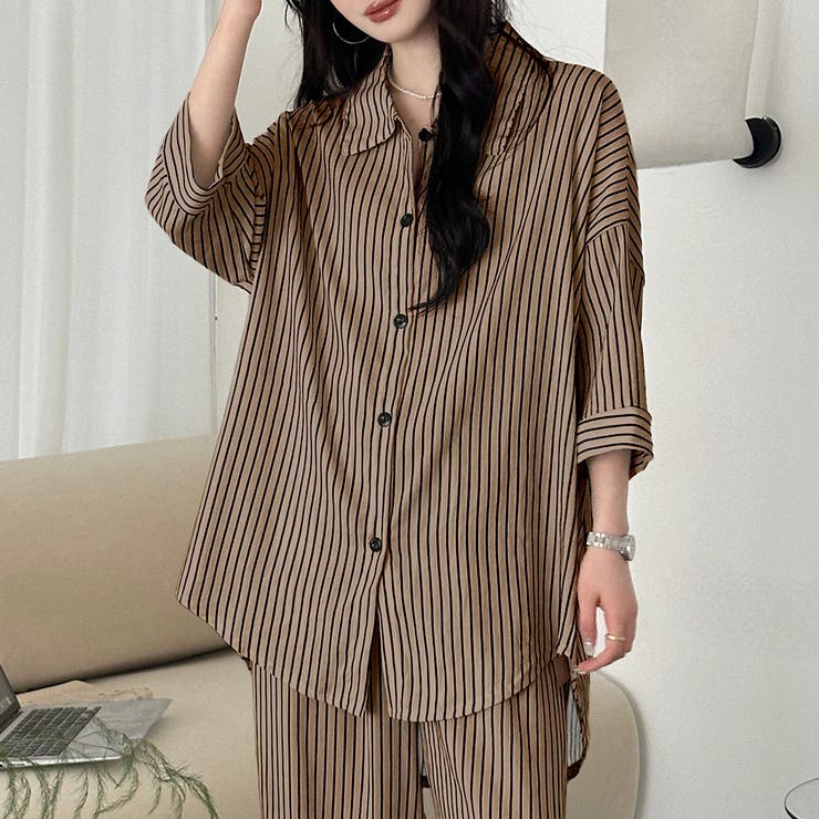 ブラウン | ルームウェア レディース ビッグシルエット | teddyshop