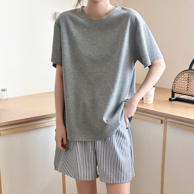 グレー×ブルー | ルームウェア レディース 全3色 | teddyshop