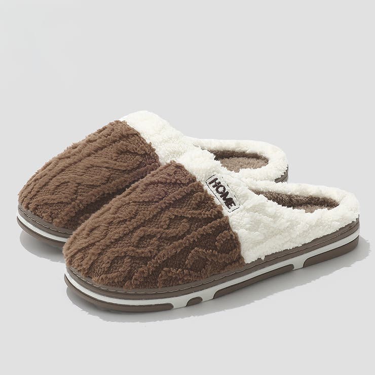 ブラウン | ボア スリッパ 全4色 | teddyshop