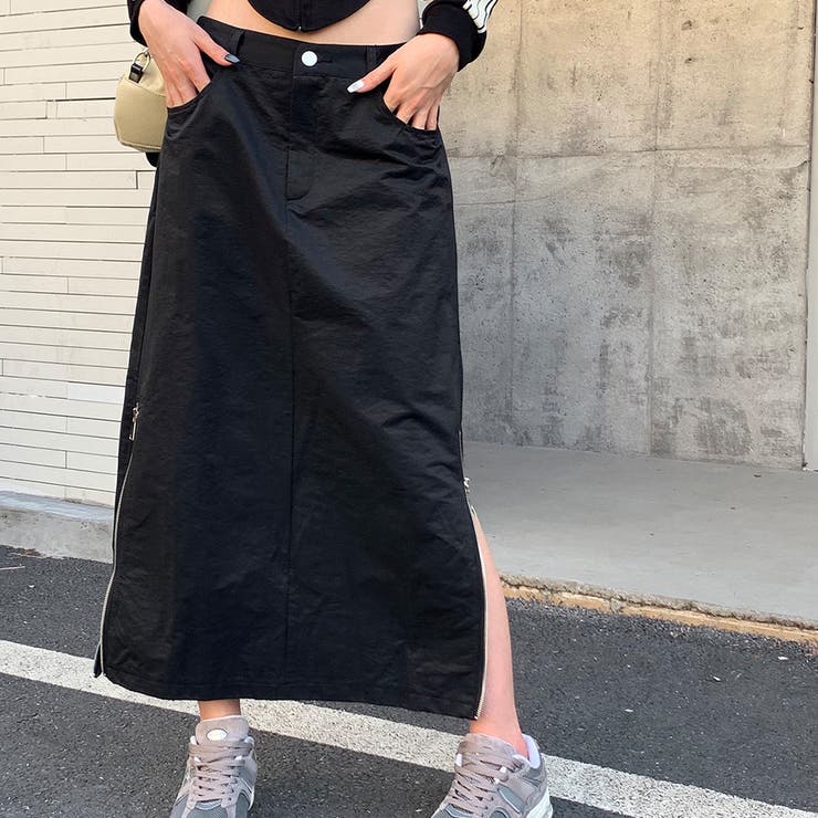 ブラック | スカート ロング ロングスカート | teddyshop