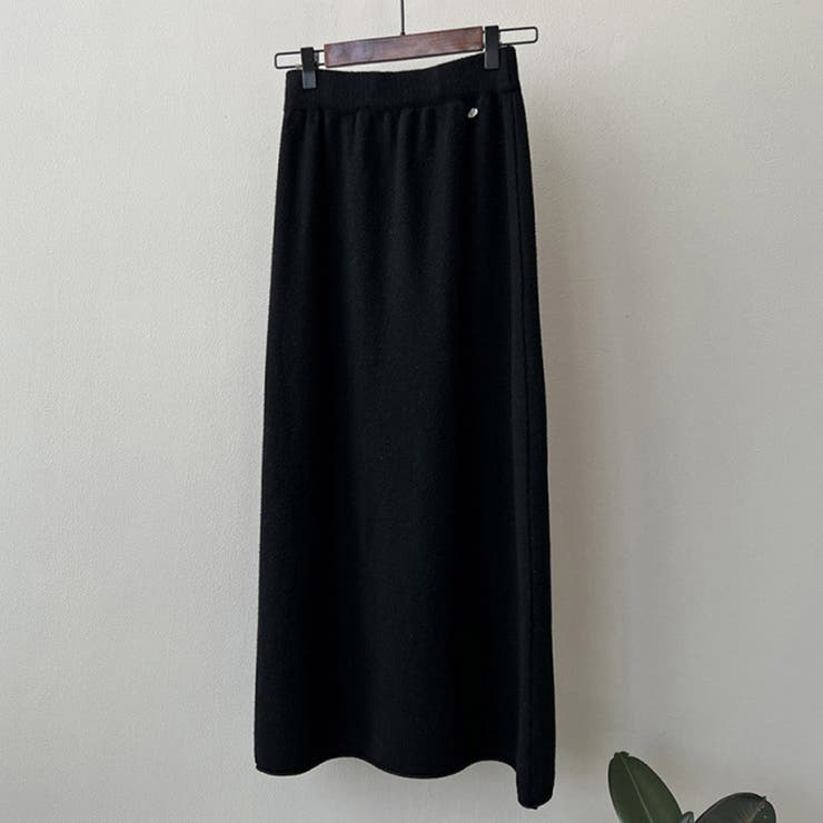 ブラック | リブ ニット 全4色 | teddyshop