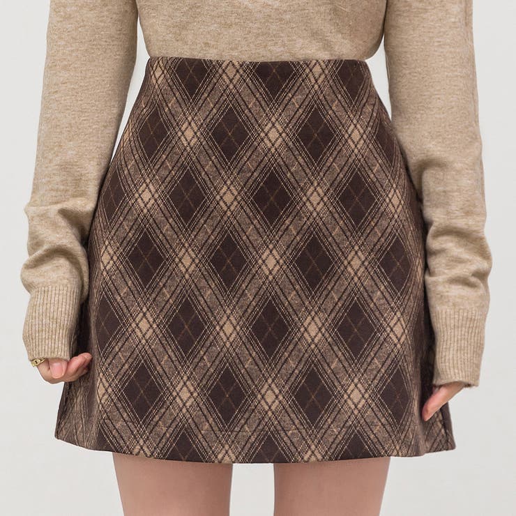 ブラウン | スカート ミニ 全2色 | teddyshop