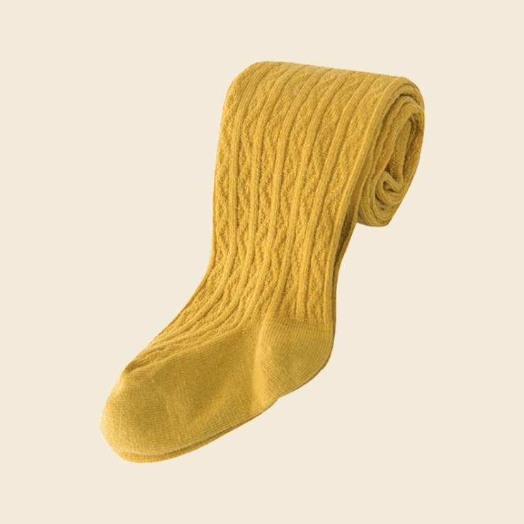 マスタード | タイツ 冬用 キッズ | Kids Teddy