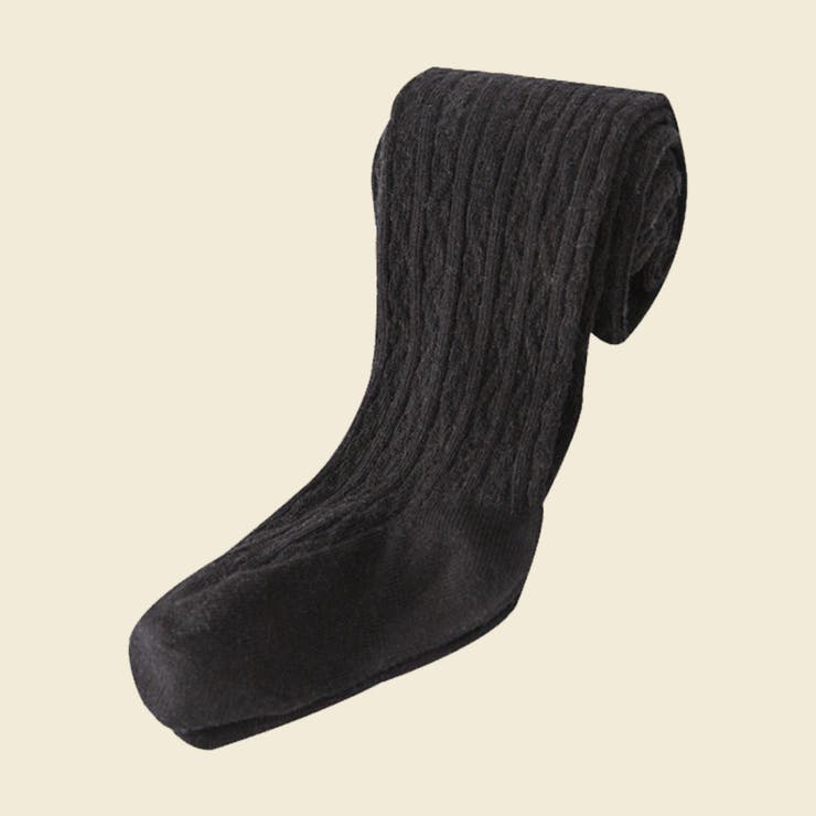 ブラック | タイツ 冬用 キッズ | Kids Teddy