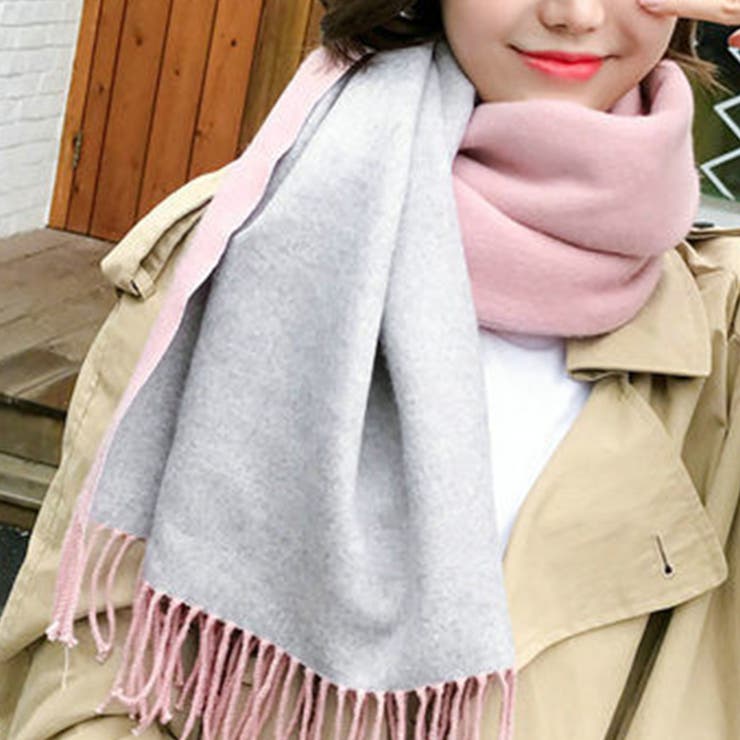 Y's PINK 大判ストール MARUYAMA レディース ストール, ウールストール, 大判 スカーフ
