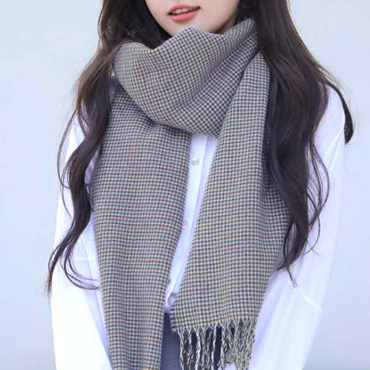 千鳥柄 | ストール 大判 レディース | teddyshop