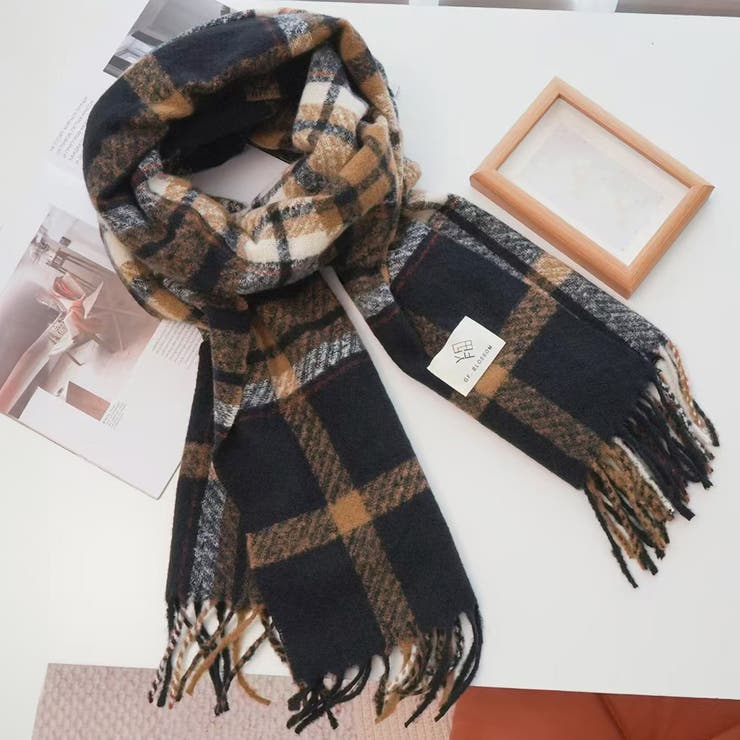 ブラック | ストール 大判 全4色 | teddyshop