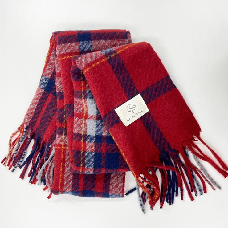 レッド | ストール 大判 全4色 | teddyshop