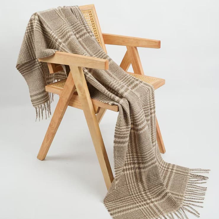 アイボリー×グレージュ | ストール 大判 全4色 | teddyshop