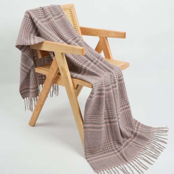 ピンク×グレー | ストール 大判 全4色 | teddyshop