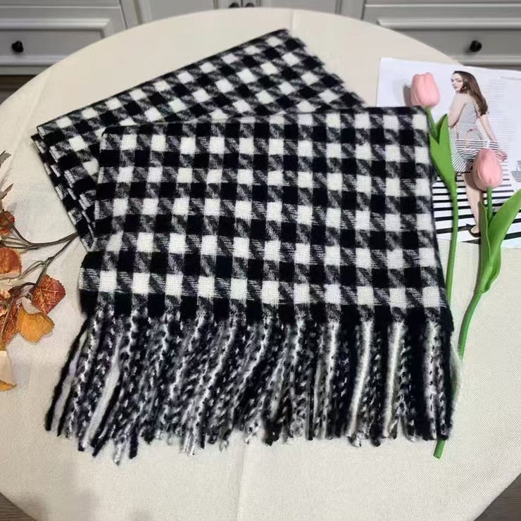 ブラック | ストール 大判 全5色 | teddyshop