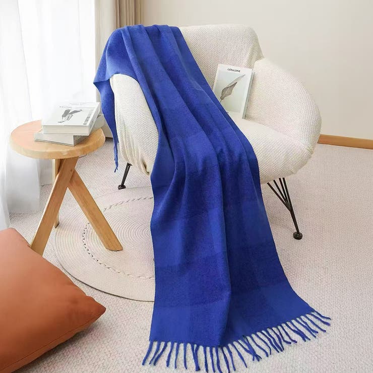 ブルー | ストール 大判 全1色 | teddyshop