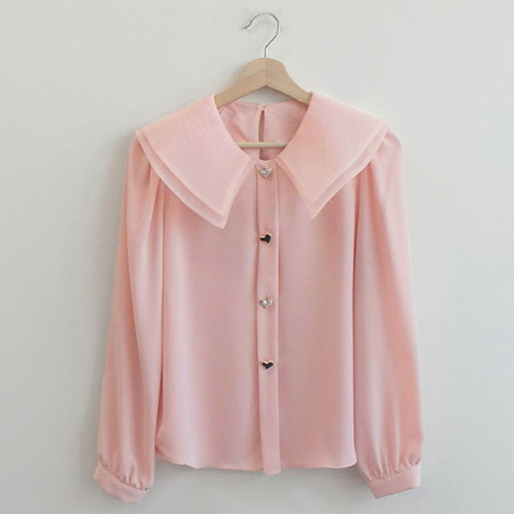 ピンク | ブラウス トップス 韓国ファッション | teddyshop